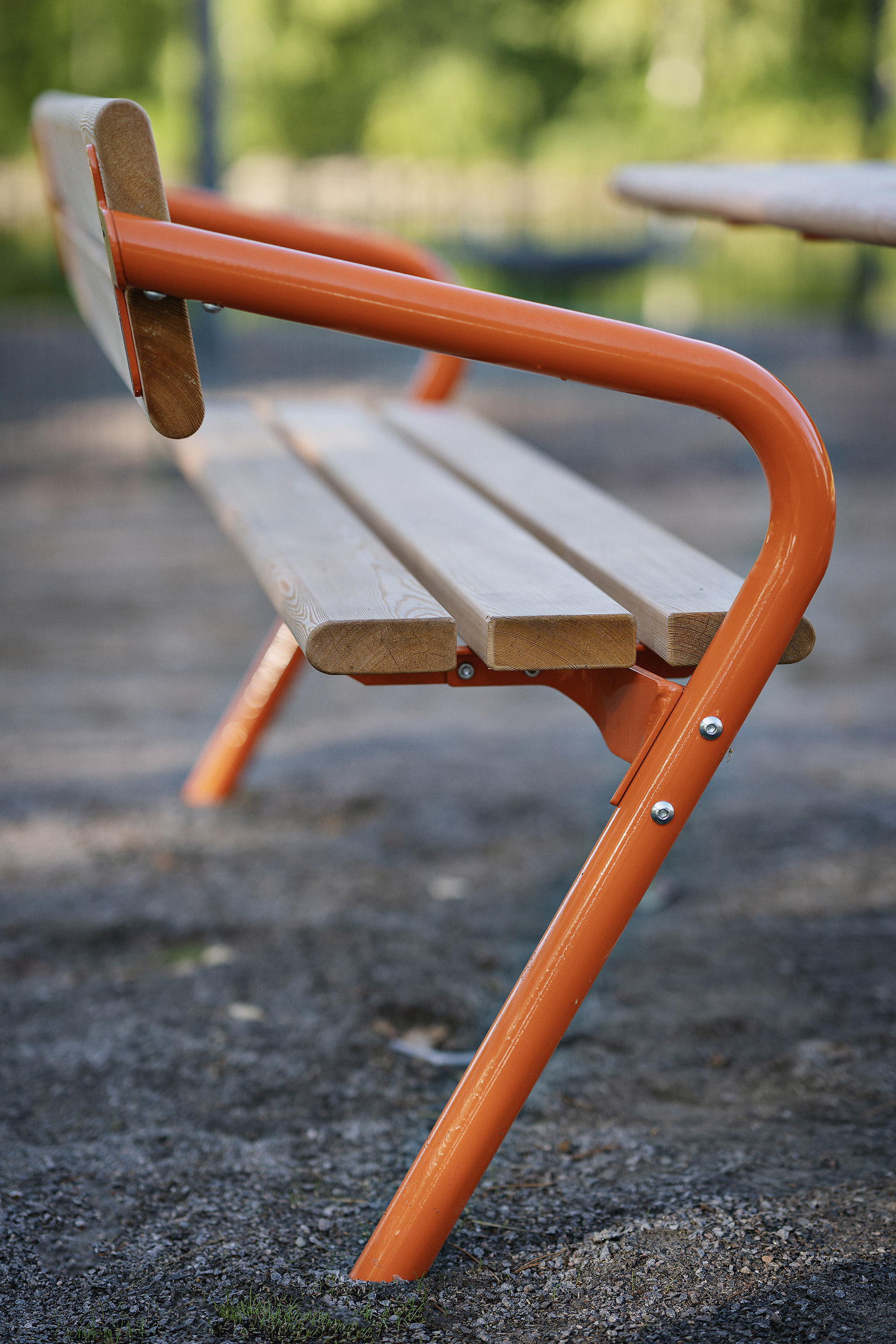 Agora Bench with Backrest