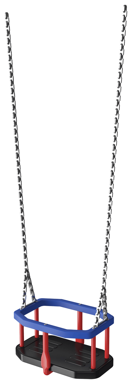 Schommelzitje mandzitje - H:2,0m - RVS ketting