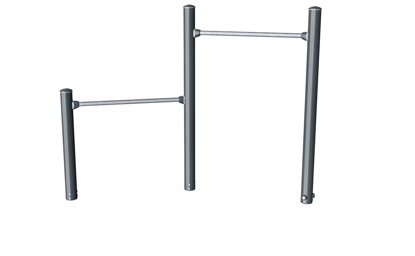 Doppel-Turn-Reck, Höhe 88 cm/148 cm