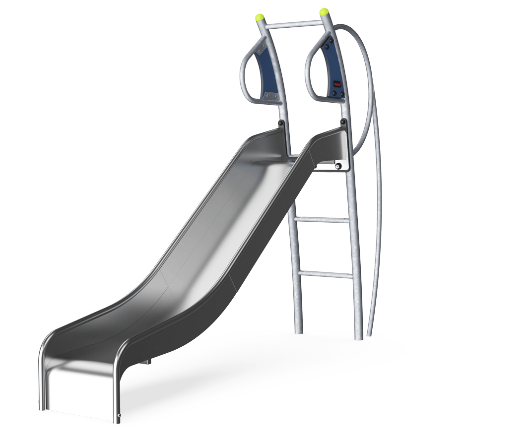 Edelstahlrutsche