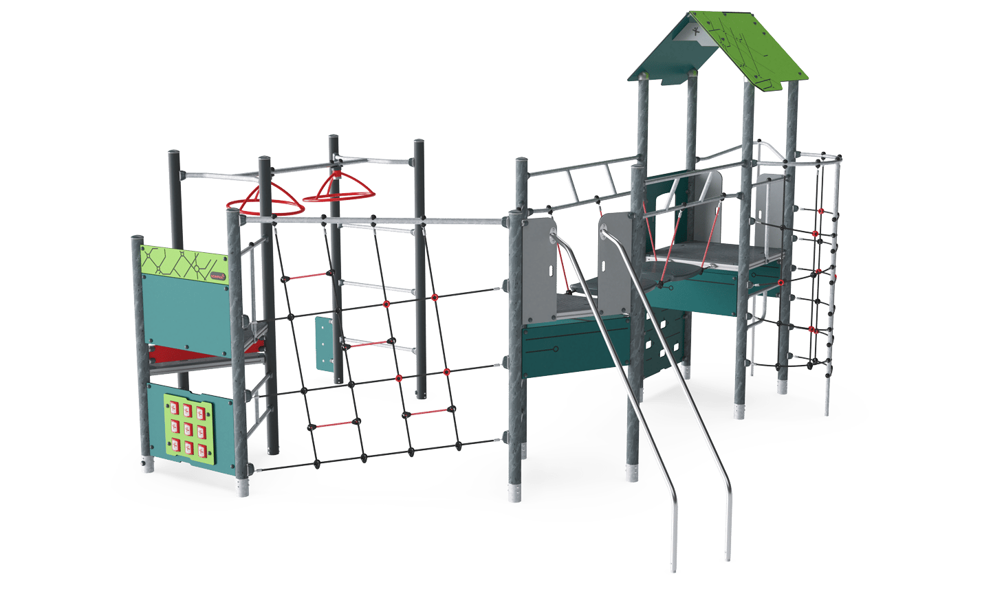 Speeltoren Driedubbel - met Turbo Challenge