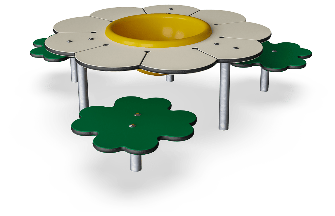 Stolek s posezením, sedmikráska