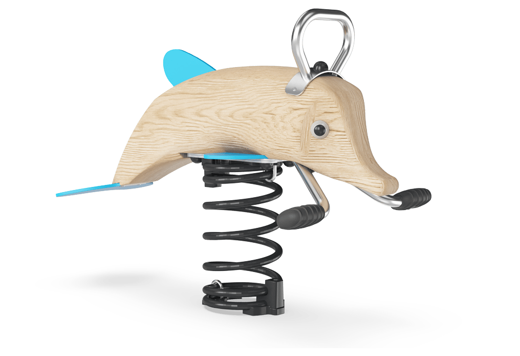 Federwippe Delfin, Eiche