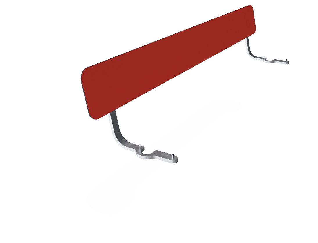 Agora Picnic ryglæn - Rød HPL