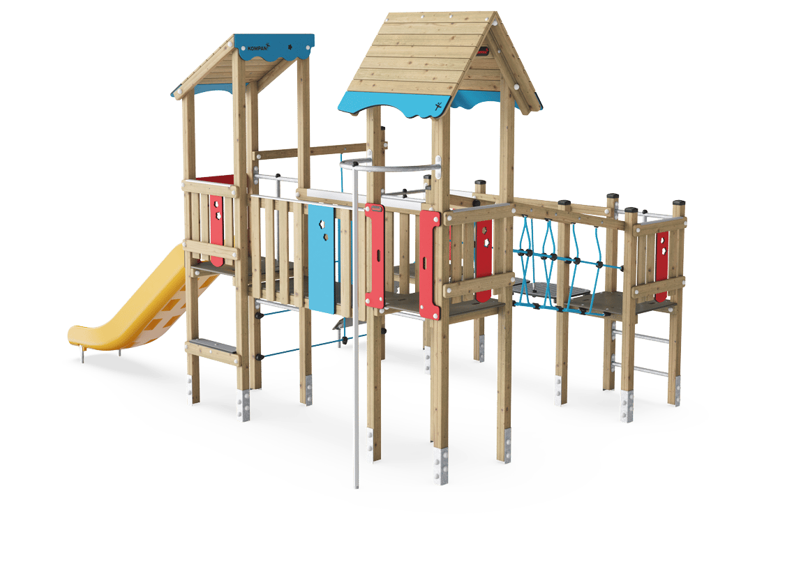 Four Tower with Waggle Bridge