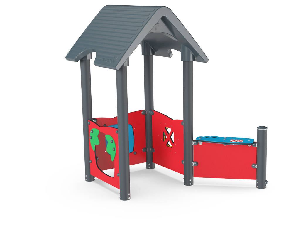 Casita de Juego con Escritorio Exterior
