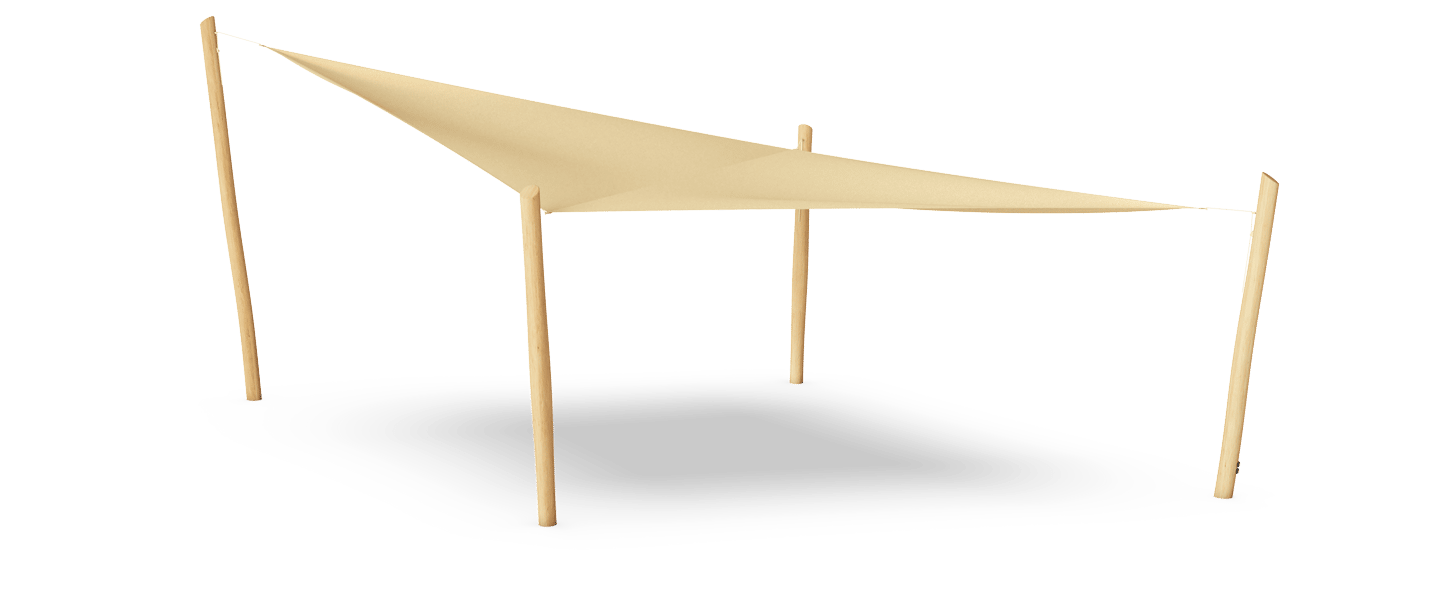 Robinia Dragesolseil med stolper