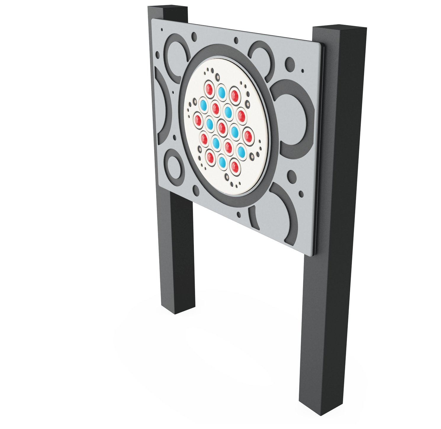 Roller Ball lekpanel, fyrkantiga stolpar