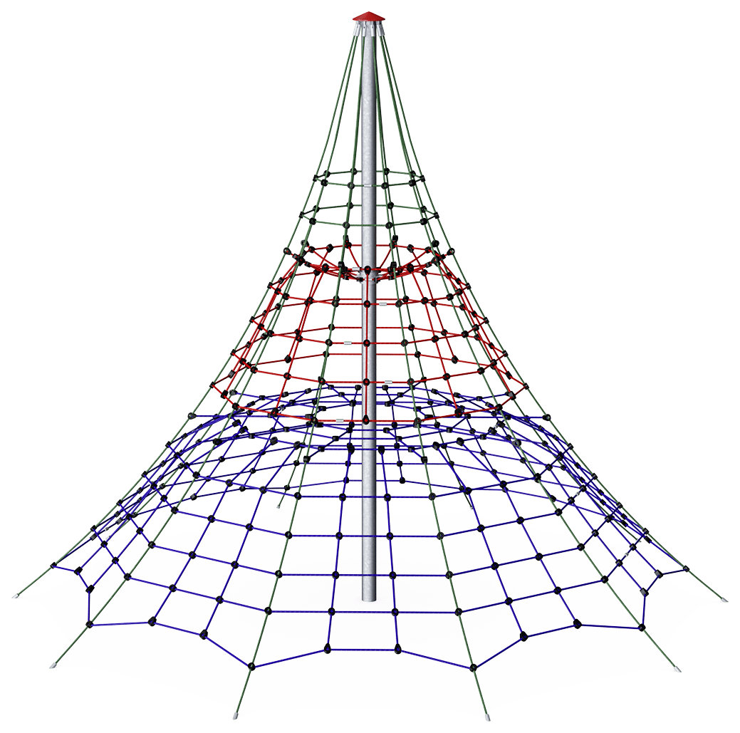 Kletternetz-Pyramide