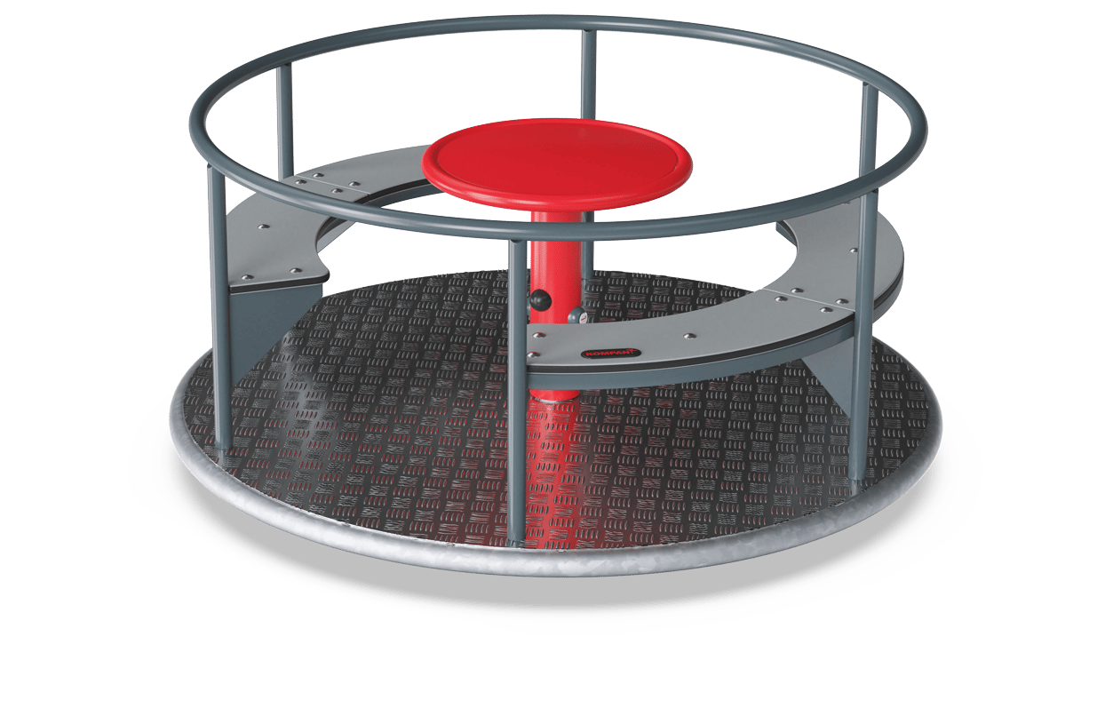 Draaimolen met banken