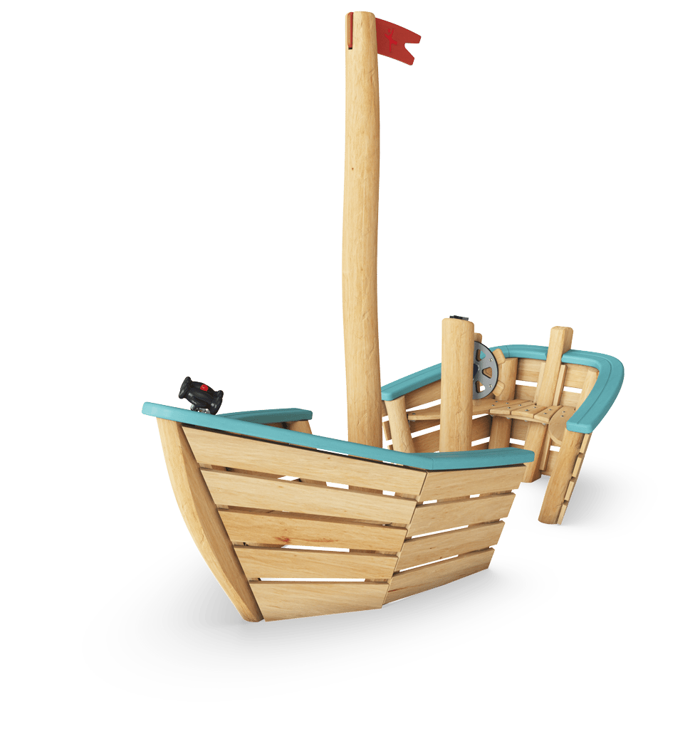 Spielboot ohne Boden