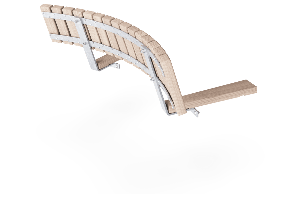 Rumba Backrest, 60° Inside