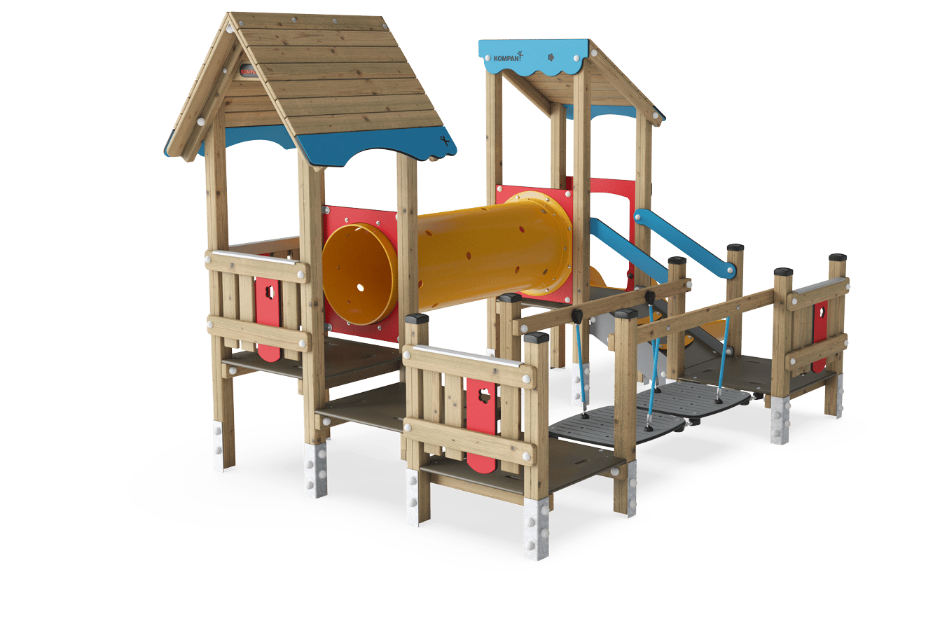 Quattro Torri con Ponte Oscillante