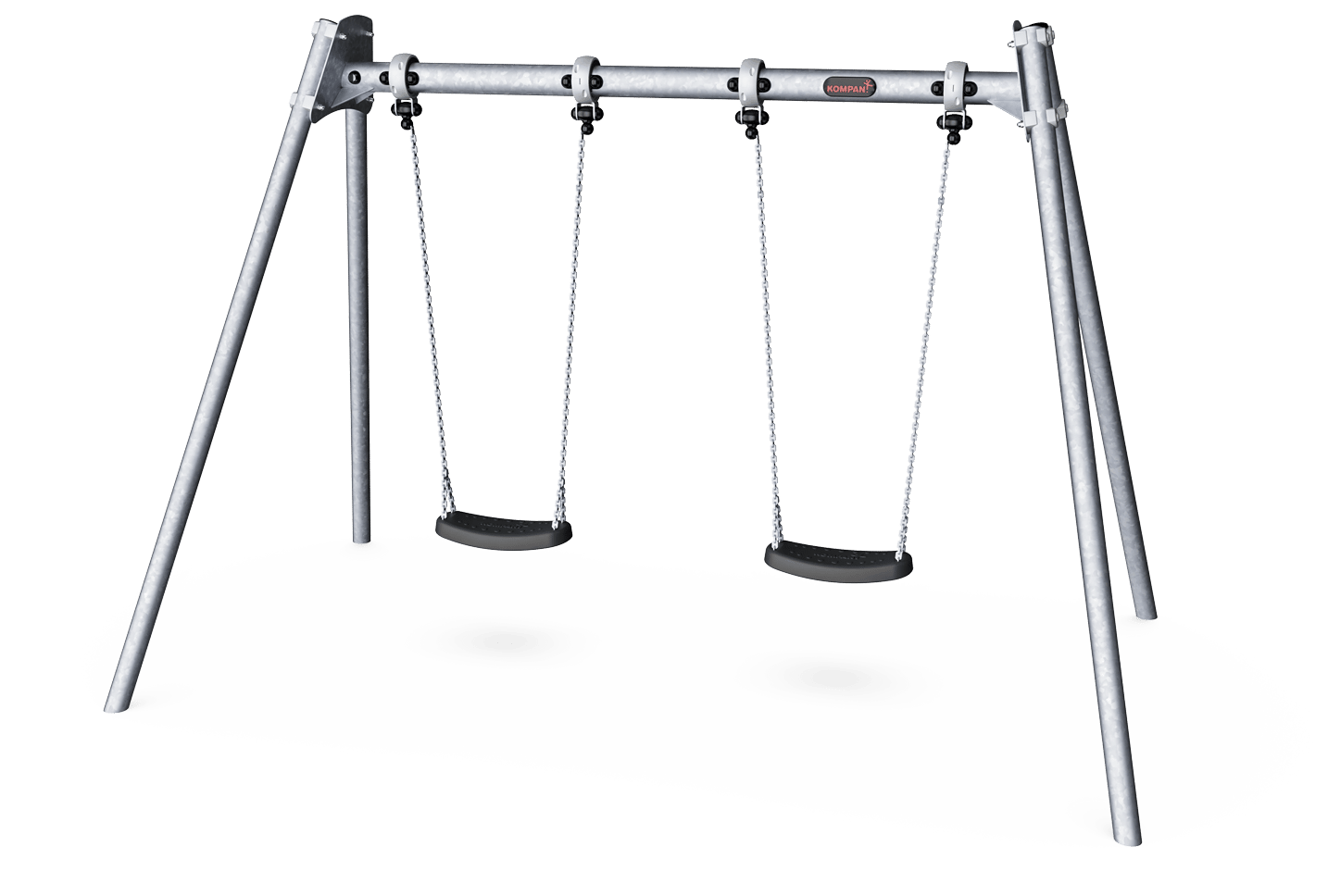 Schommel H:2,0m, dubbel met antiwrap