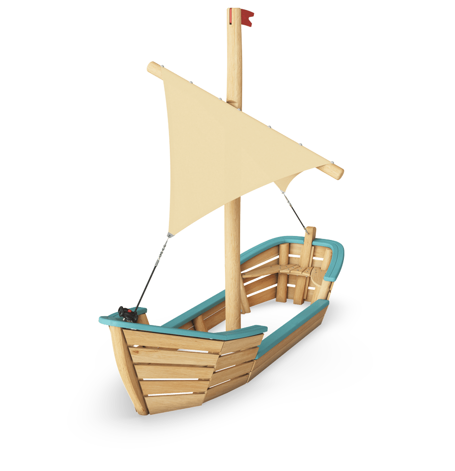 Oasis Sand Boat with Sail