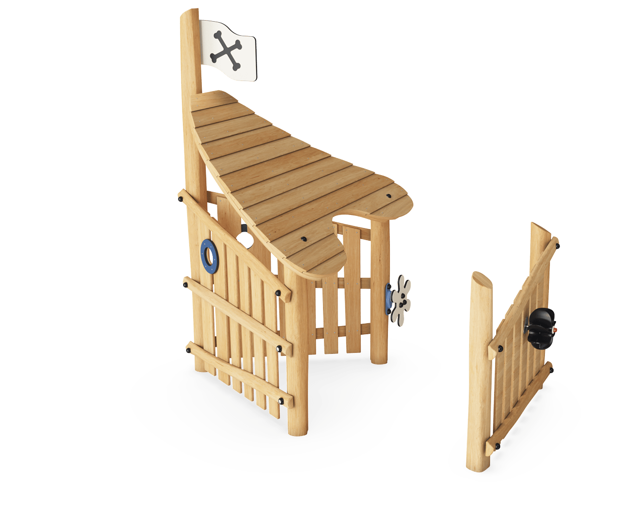 Spielschiff (zweiteilig)