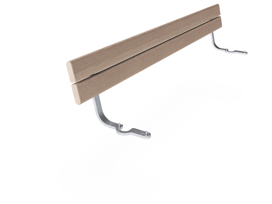 Agora Picnic Backrest Module - Wood