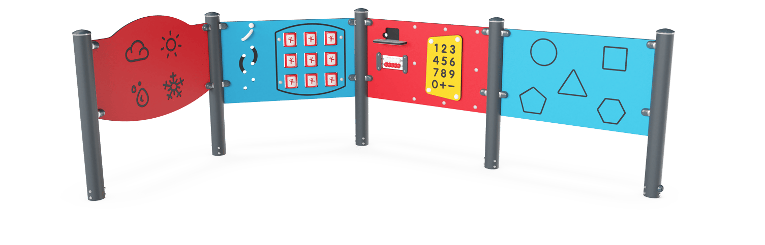 Højt legepanel 4 - Skole