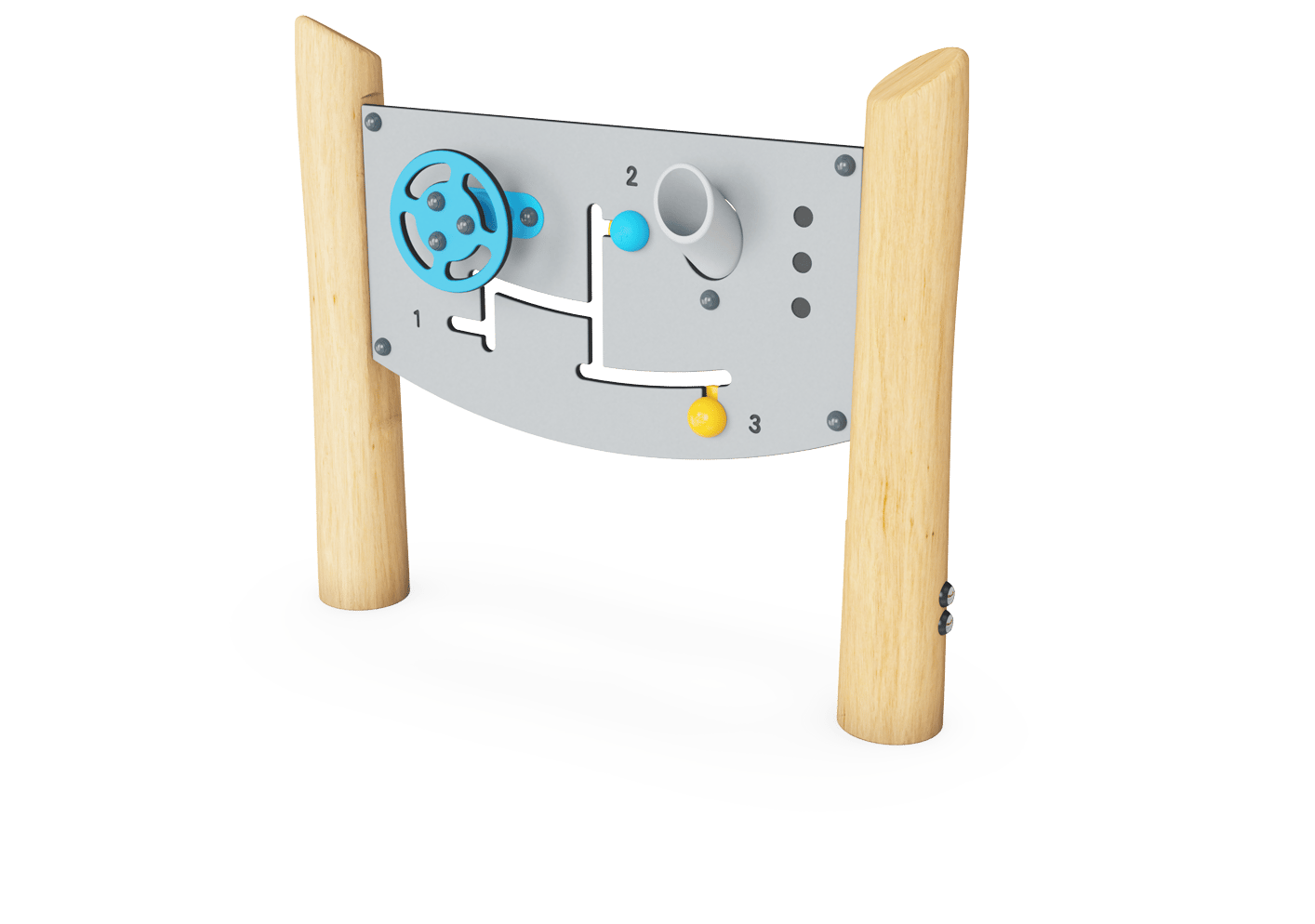 Panel de juego alto, creativo