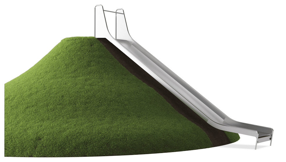 Embankment Slide, 10 ft high, 3 ft wide