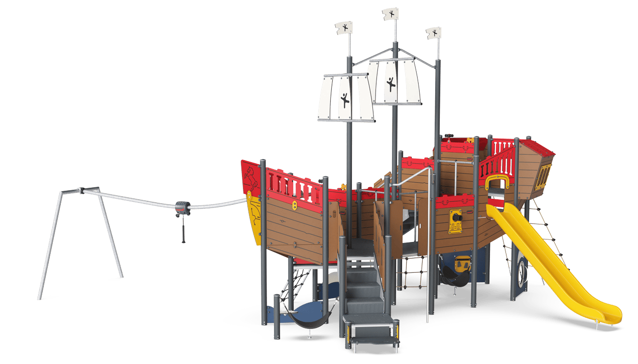 Man-O-War with Stairs