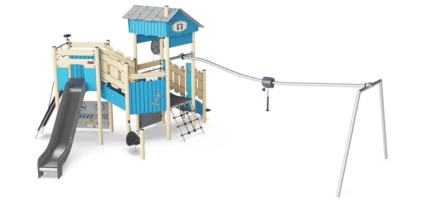 Fish Factory with Track Ride