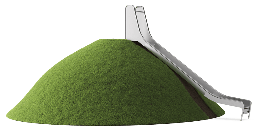 Embankment Slide, 2.0m high, 0.5m wide