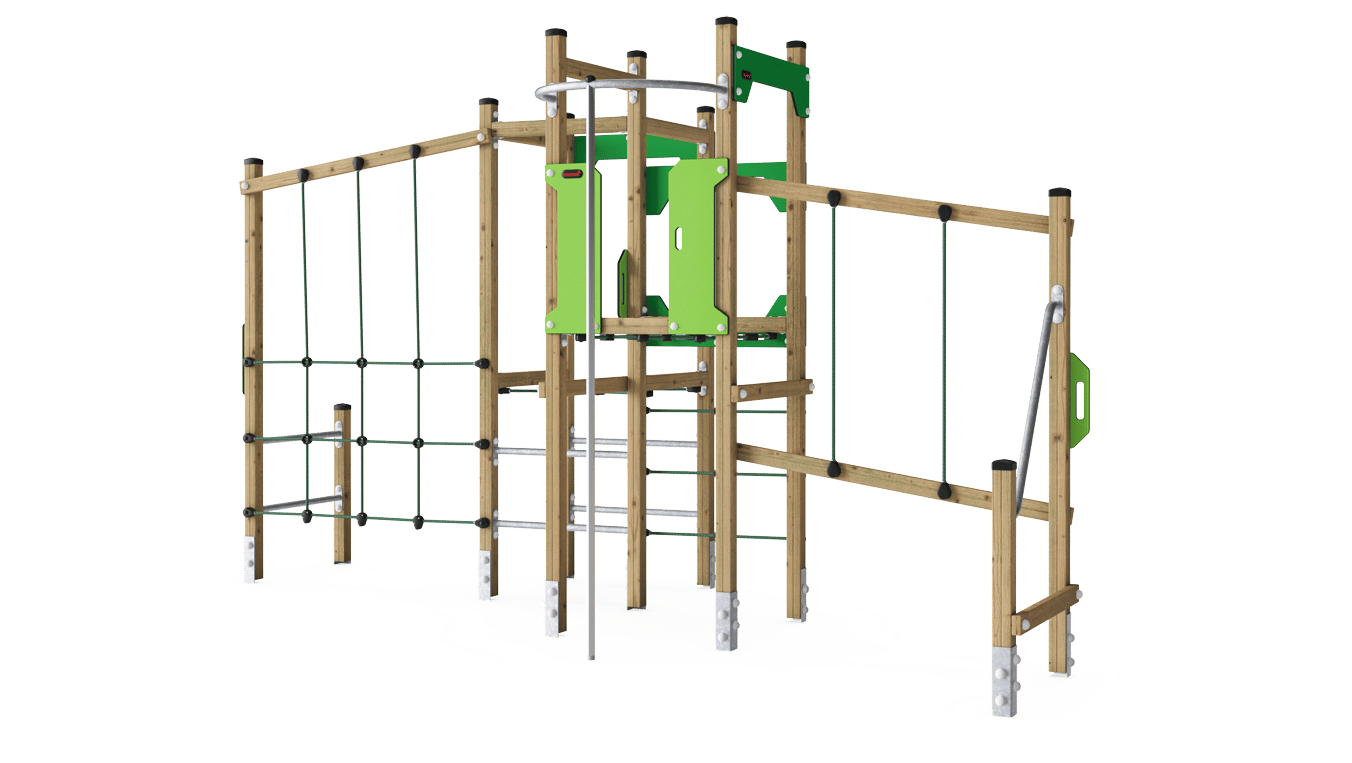 Wooden Rope Climber L
