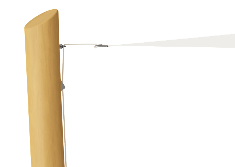 Robinia Sunshade Post Fixation