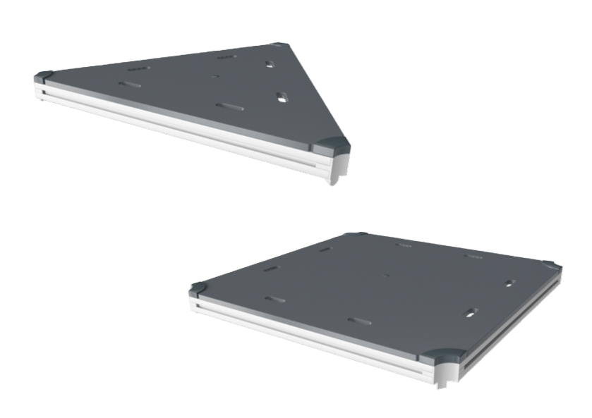 Play system molded decks