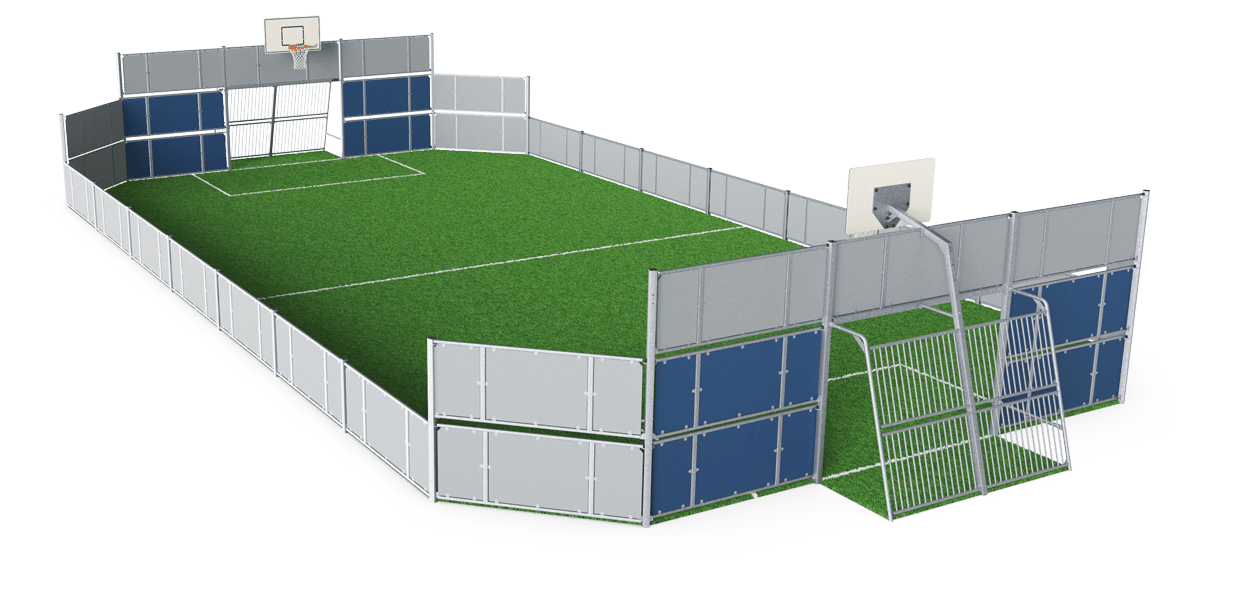 MUGA, 12x24m, HDPE