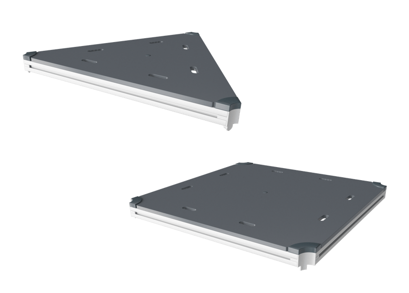 Play system molded decks