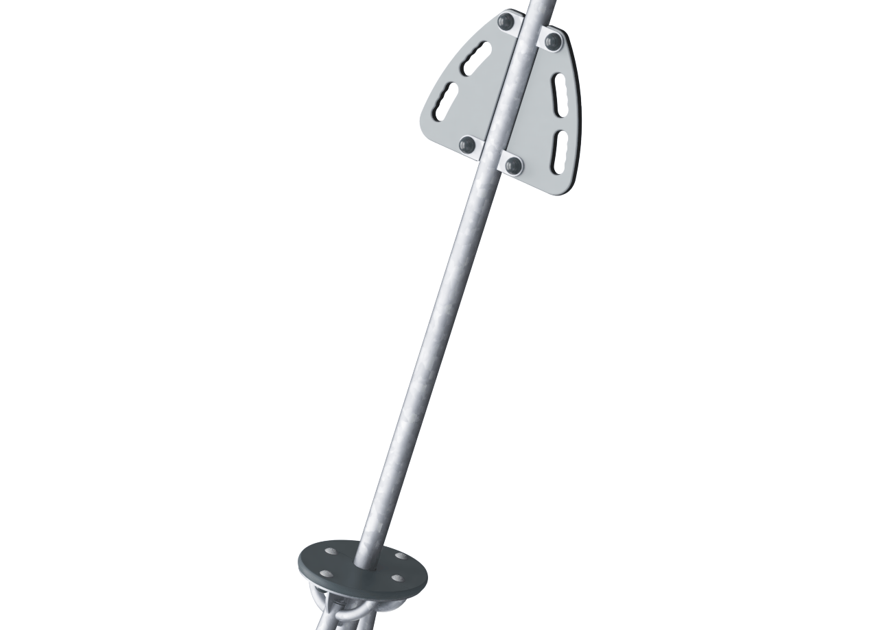 Cliff rider pole