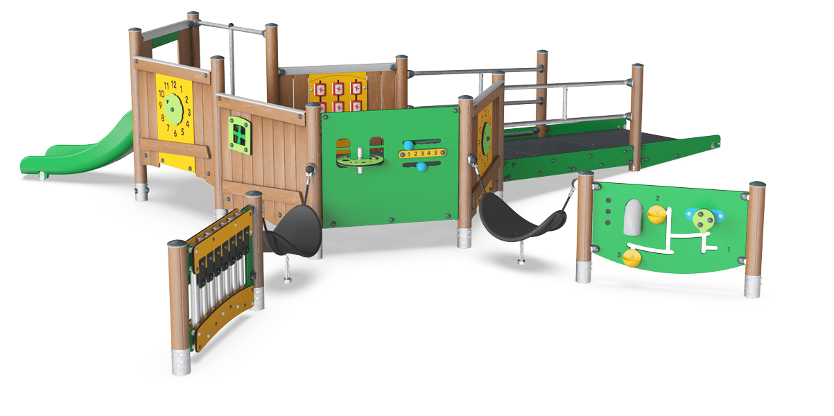 Spielturm mit Rampe