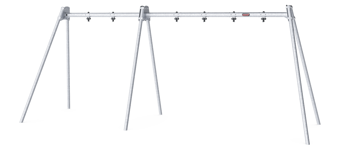 3-Seat Frame, 8 ft H, Steel