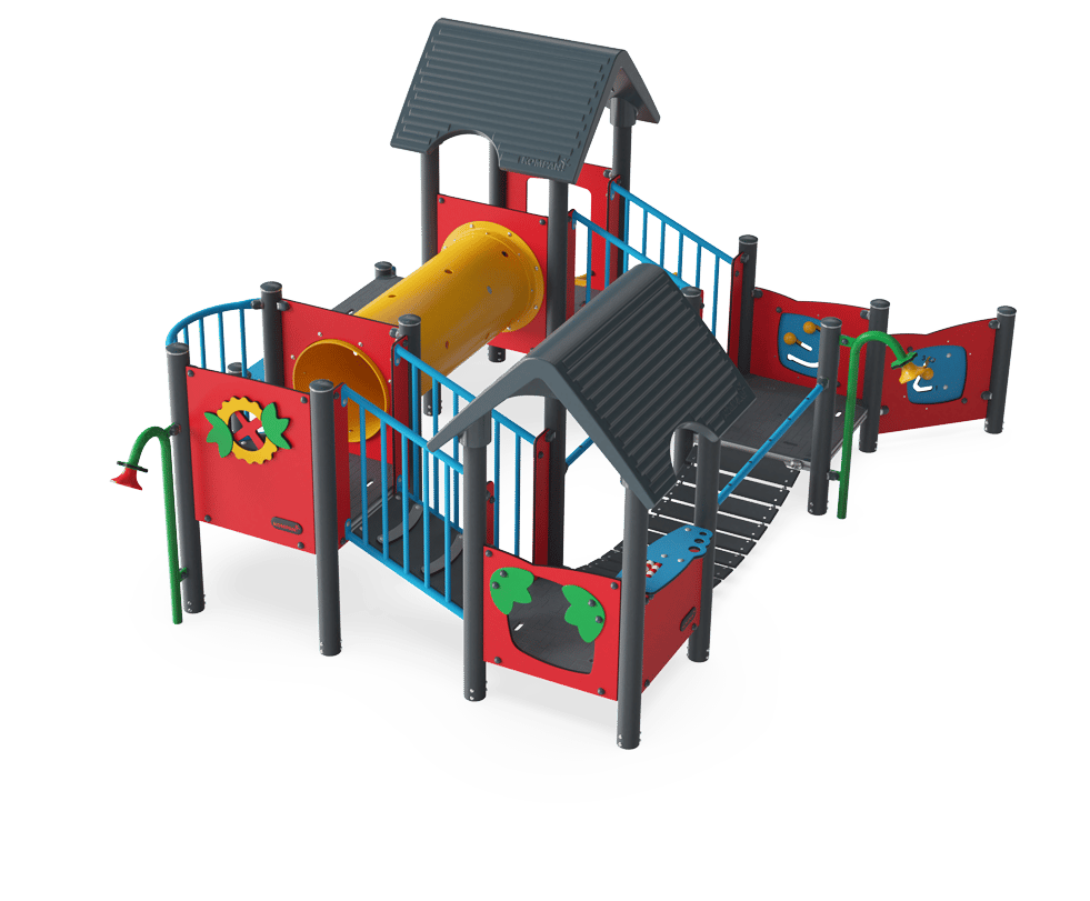 Four Towers with Tunnel