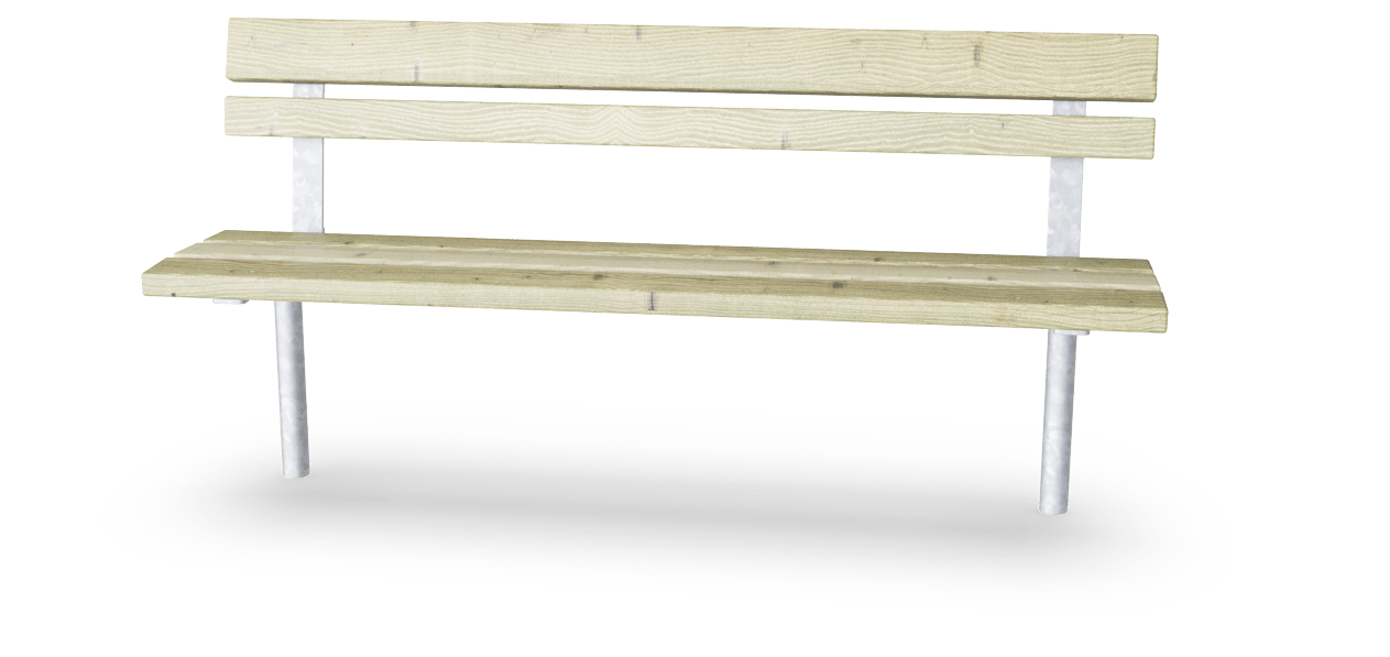 Chatter Bench w/Backrest