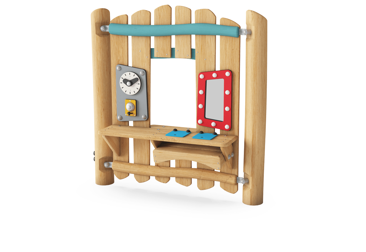 Dress-Up Wall with Mirror