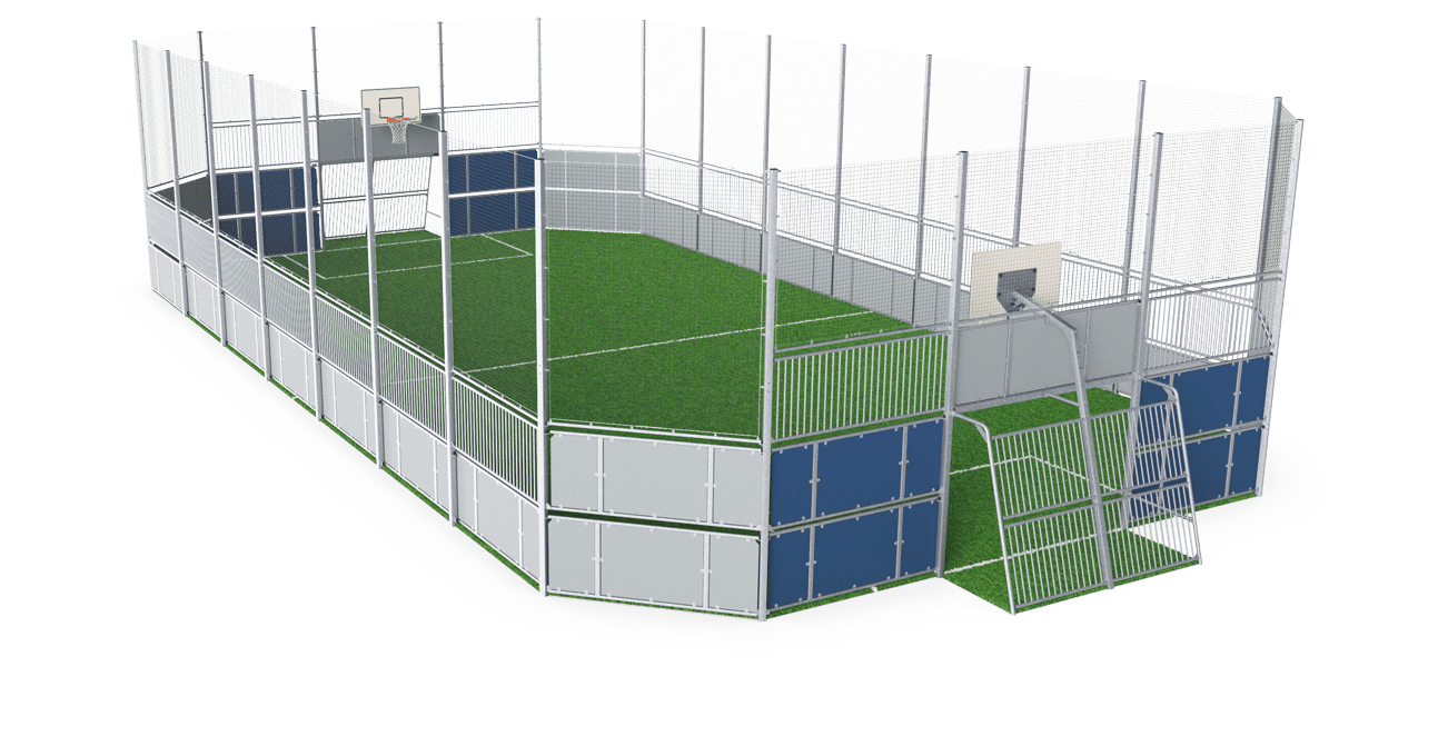 MUGA, 12x24m, Hauteur 5m