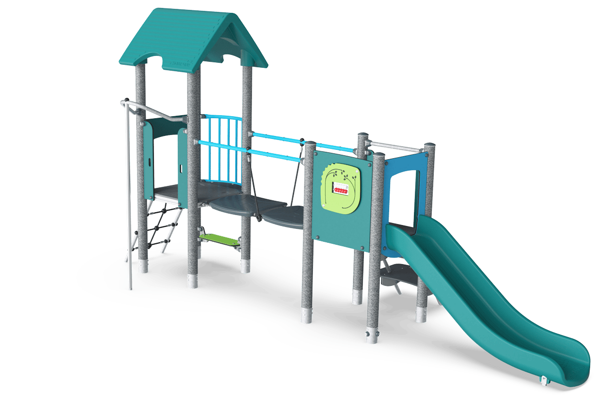 Torre Doble con Puente Oscilante