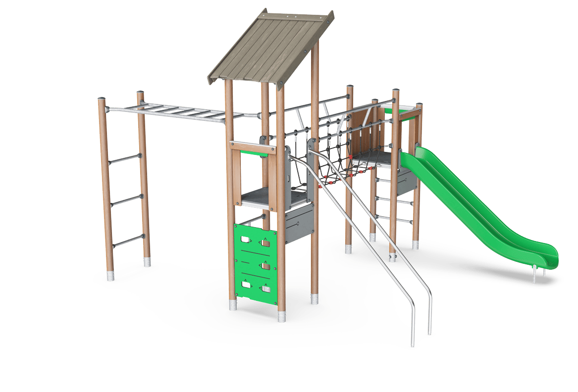 Double Tower with Overhead