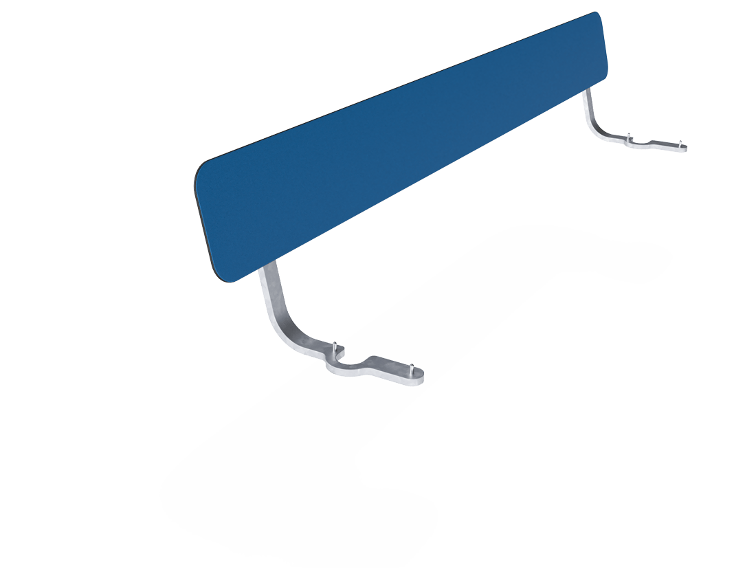 Agora Picnic ryggstödsmodul - Blå HPL