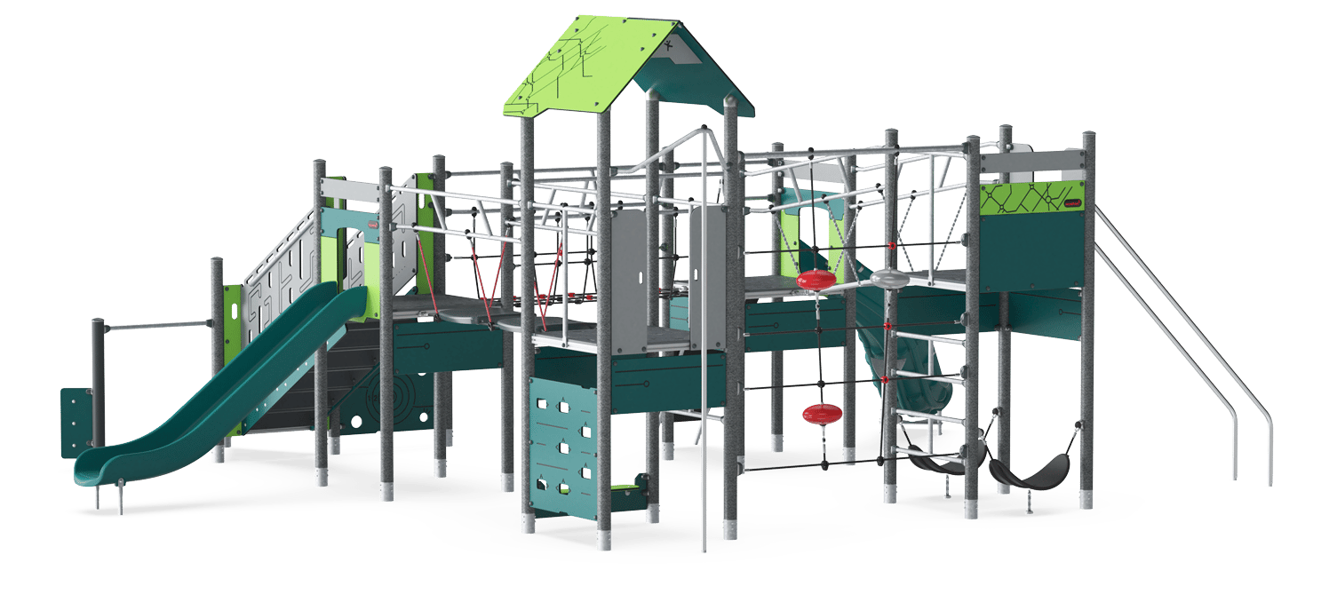 Four Tower with Bridges