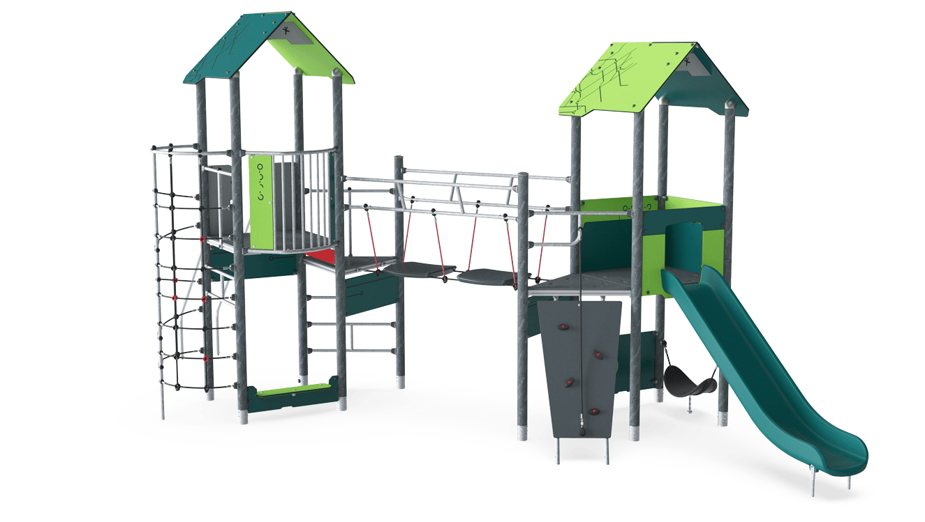 Due Torri con Ponte Oscillante