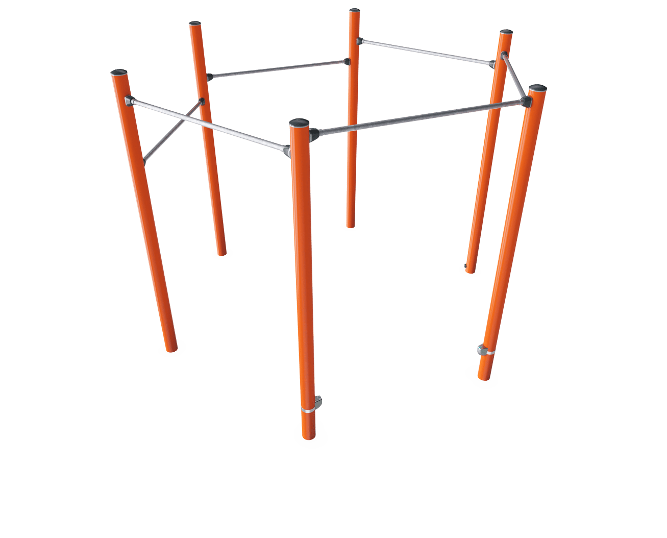 Hexagon Pull Up Station