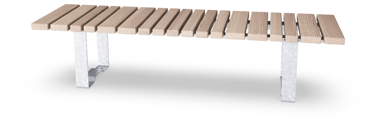 Rumba Bench, Straight, 6 ft