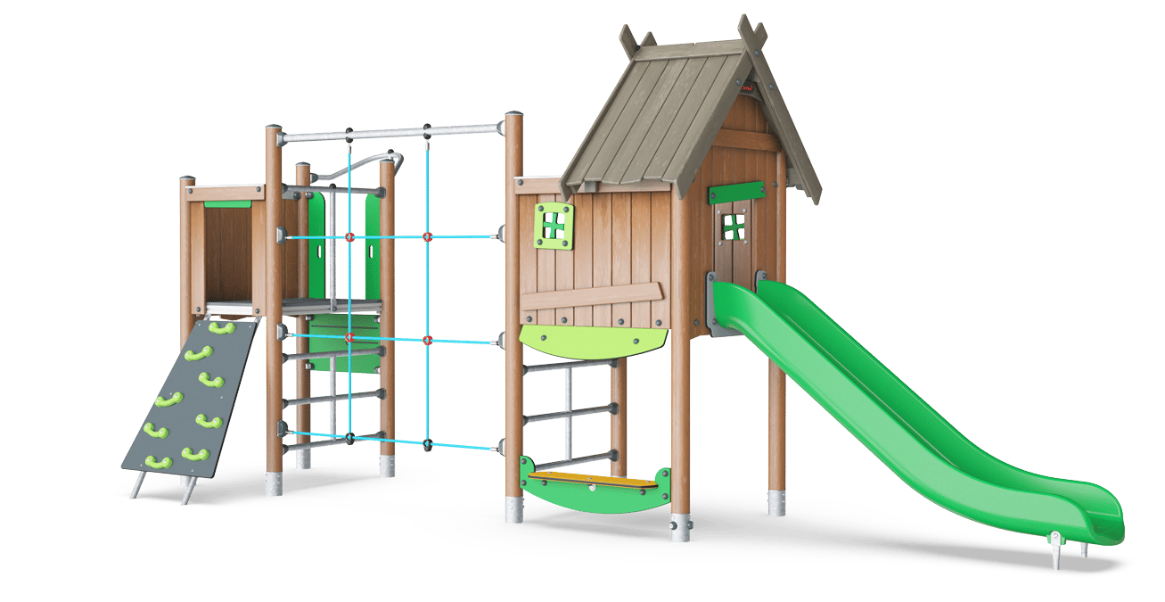 Double Tower with Slide