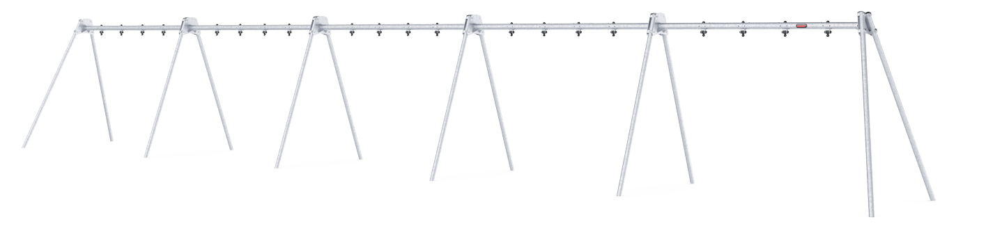 10-Seat Frame, 8 ft h, Steel