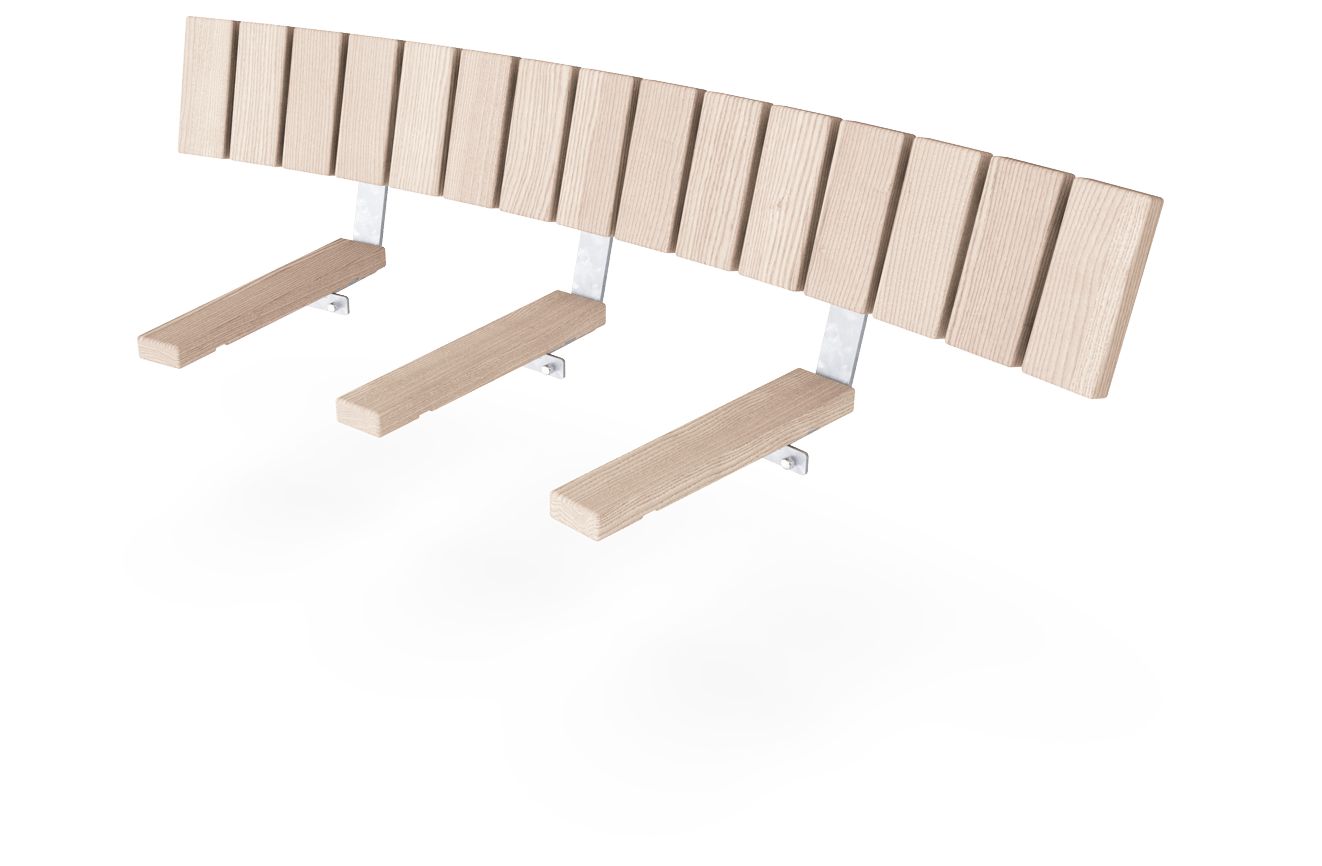 Rumba Backrest, 30° Outside