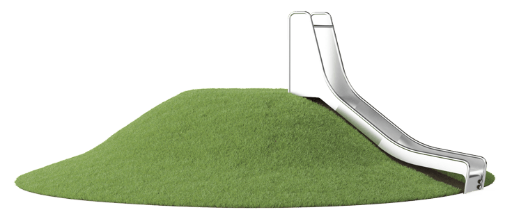 Embankment Slide, 1.0m high, 0.5m wide